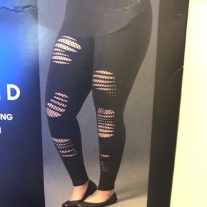 Torrid distressed leggings SIZE 1